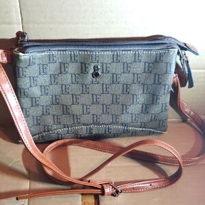 LONDON FOG Brown   LF Designer Crossbody Bag